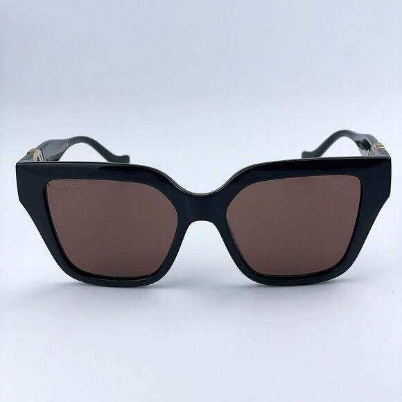 NEW Gucci GG1023S 005 Black Brown Square Chain Women Sunglasses main image 8